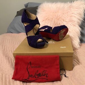 Christian Louboutin size 40.5 Purple